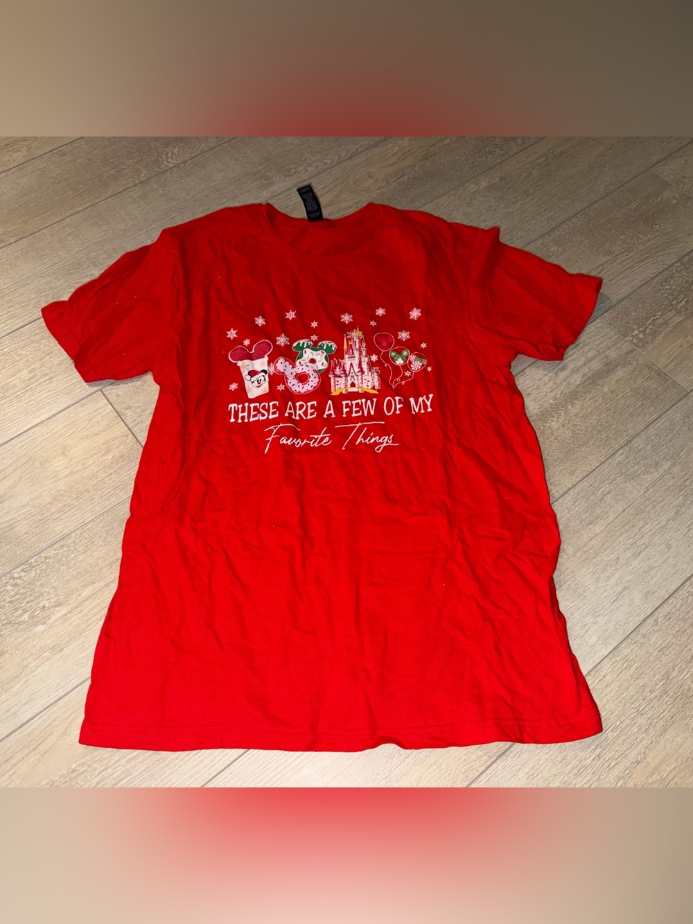 Gildan Red Holiday Graphic Tee - Favorite Things